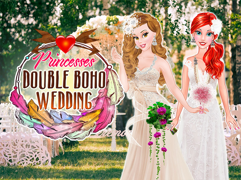 Принцеси Подвійне весілля Бохо