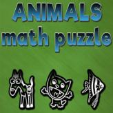 Animals math puzzles