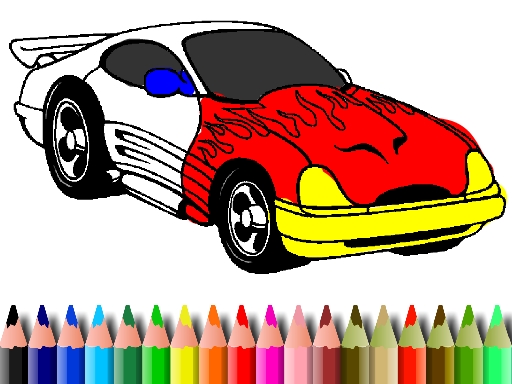 Раскраска BTS Muscle Car