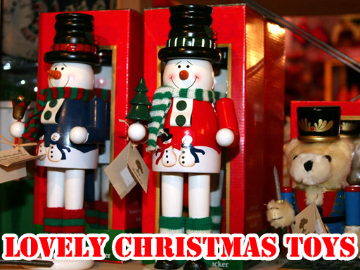 Прекрасные рождественские игрушки-пазлы