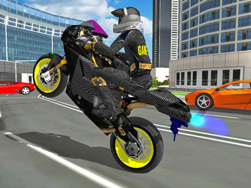 Мотоцикл Stunt Super Hero Simulator