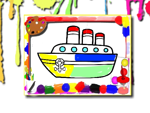 Раскраска Лодки