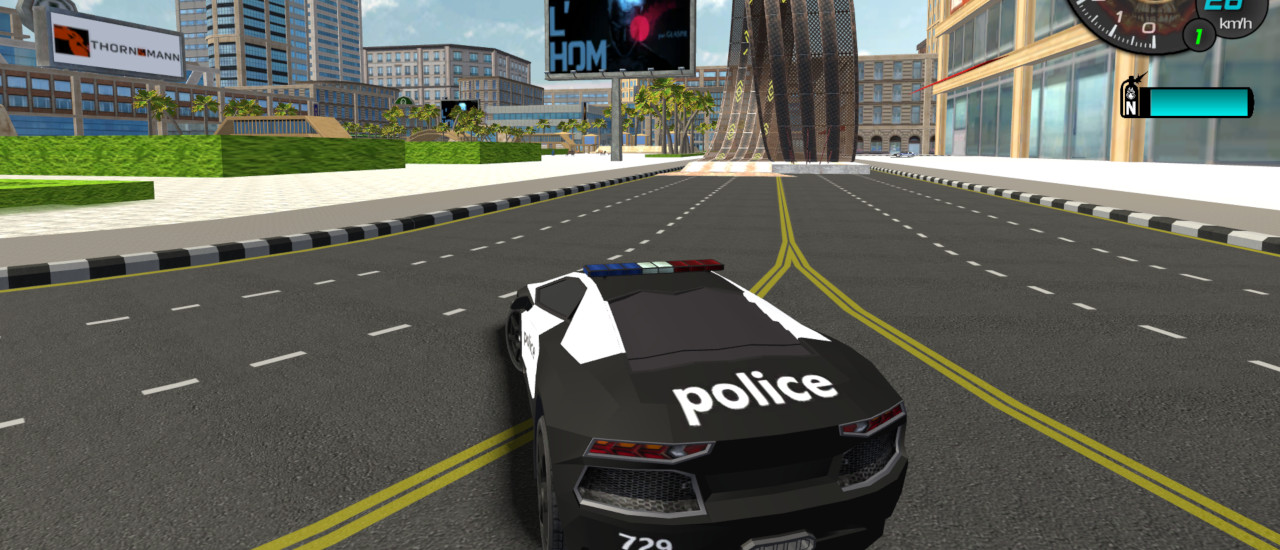 Полицейские трюковые машины